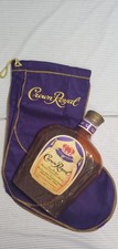AUTHENTIC PROMO CROWN ROYAL WHISKEY BOTTLE W/ HUGE CHRISTMAS STOCKING DISPLAY