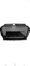 RS3 Style Front Henycomb Bumper Grill Grille Fit Audi A3 S3 2013-16 W/Quattro S5