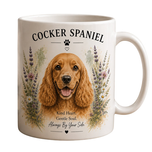 Cocker spaniel mug dog - spaniel, |