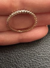 genuine swarovski subtle ring