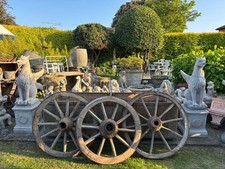 Large Wooden Cart Wheel