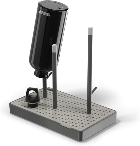 Water bottle drying rack - water,