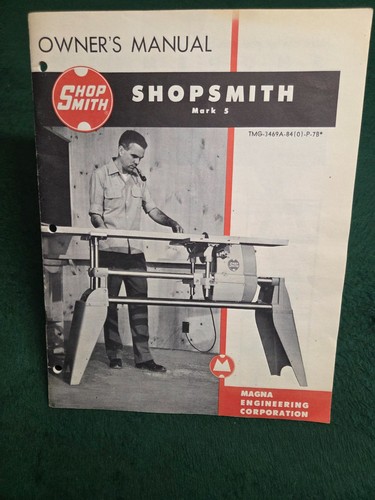 Shopsmith mark owners - mark, v
