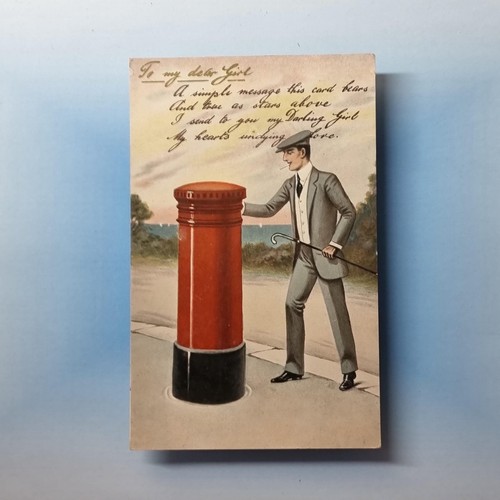 Red pillar post - pillar, box