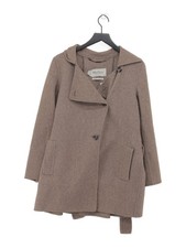 Max Mara Women's Coat UK 10 Brown 100% Cashmere Overcoat