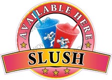 Ice cream van sticker Slush