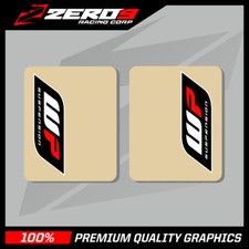 WP UPPER FORK DECALS KTM 50