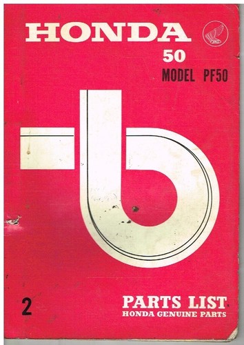 Honda model pf50 original - honda,