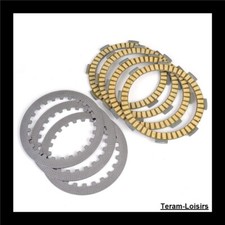 Filled + smooth clutch discs