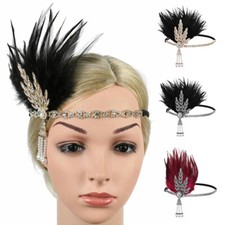 1920s  Headband Vintage Bridal Great Gatsby Flapper Party Headpiece Accessories