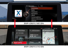 BMW EVO iD4 to iD6 iDrive flash upgrade with CarPlay Full Screen