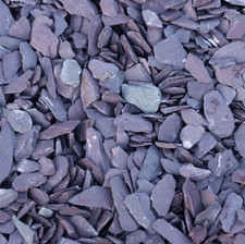 Plum Slate Chippings 40mm 20kg