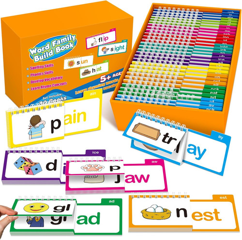 Phonics flash cards word - cards,