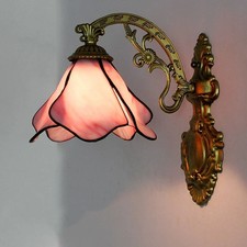 Flower Wall Sconce Stained
