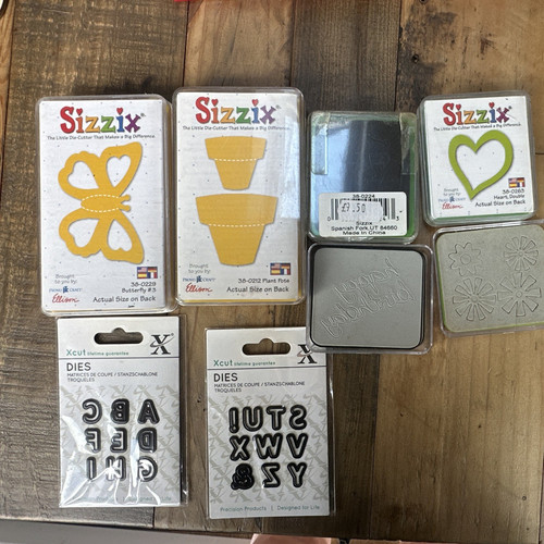 Sizzix cutting dies mixed lot - dies,