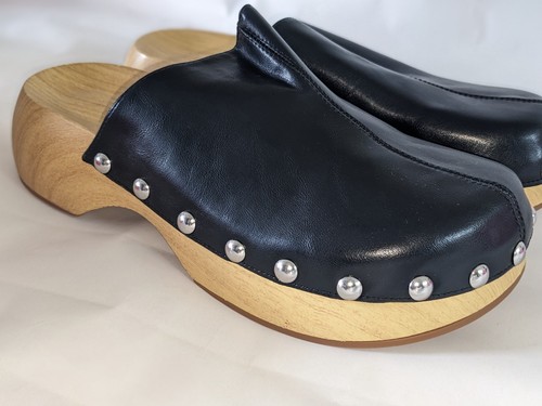Zara black studded wooden - studded,