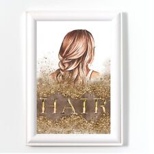 HAIR SALON PRINT WALL ART POSTER HAIRDRESSER PICTURE HAIRDRYER NO FRAME A4 A