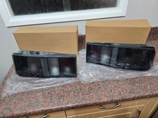 Mk1 Ford Sierra Rs Cosworth/ghia/xr4x4/3 Door NOS Dark Black Tinted Rear Lights