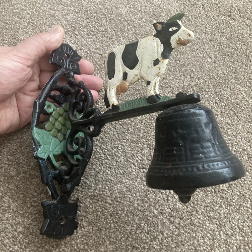 Hanging cow bell - bell, wall/door