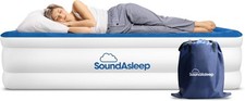 SoundAsleep Dream Series Luxury 19” Air Mattress, Built-in Pump, Queen