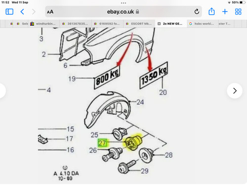 New genuine ford escort - x,