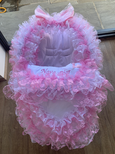 White pink universal baby - white/pink, car