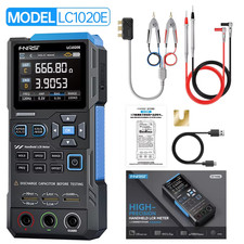 LC1020E Handheld Digital Bridge LCR Meter, Auto L/C/R Measurement, 2.8" Color Sc