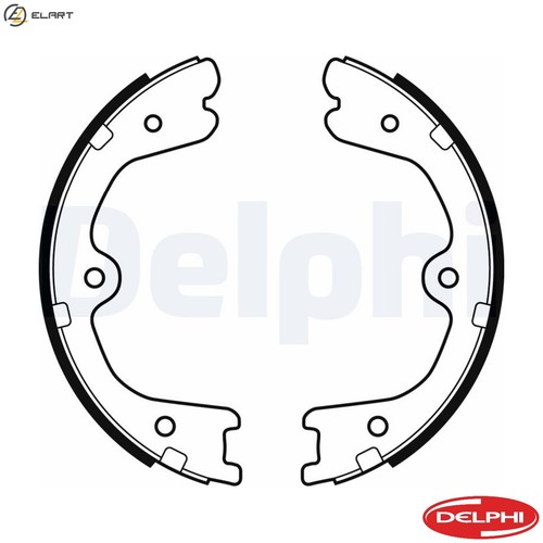 Brake shoe set parking - shoe,