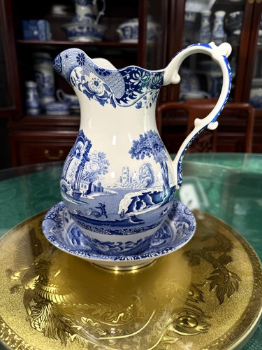 Spode italian blue - blue, white