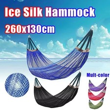 Portable Ice Silk Mesh Hammock