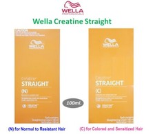 Wella Creatine Straight Wellastraight C N Hair Straightener Straightening Cream 
