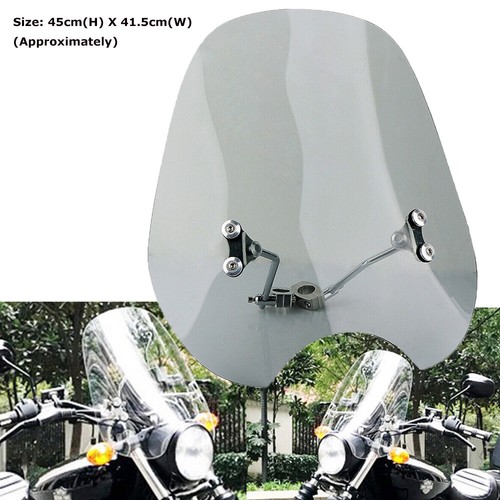 Smoked motorcycle windscreen - smoked,