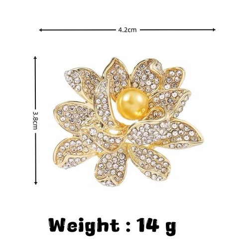 Flower pearl gold - flower,