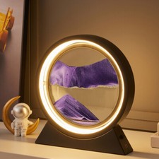 Moving Sand Art Picture with LED Glass 3D Deep Sea Sandscape in Motion Display