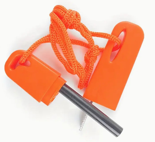 Fire starter kit flint steel - kit.,