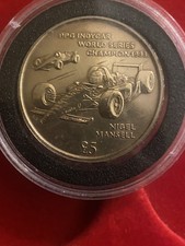 1994 Isle of Man £5 five pounds coin Nigel Mansell uncirculated