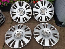 Set of Genuine Vauxhall 16" Wheel Trims Hub Caps x4 Zafira B Vectra C Astra H