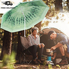 Beach Tilting Parasol Umbrella 1.8m Patio Garden Outdoor UV Protection Sun Shade