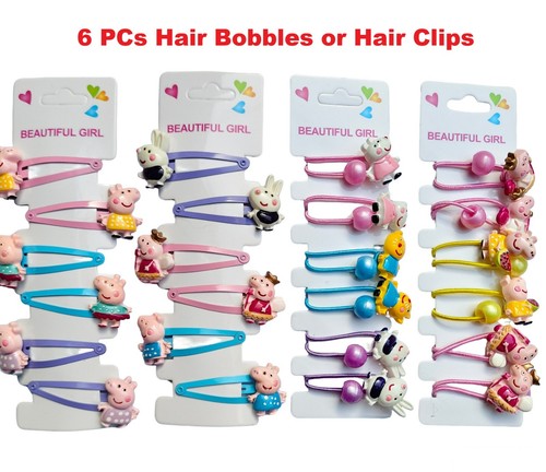 Pcs peppa pig hair clips - 6,