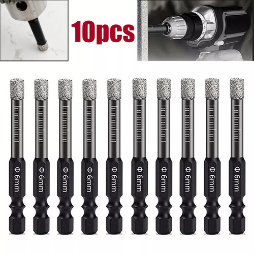 10pc 6mm dry diamond drill - dry,