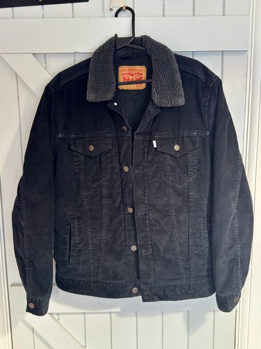 Levi corduroy sherpa trucker - sherpa,