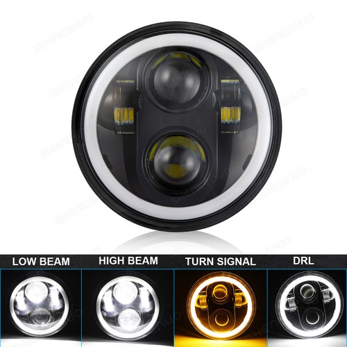 Led headlight hi low - 5.75", hi/low