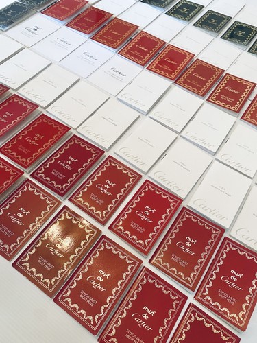 Cartier lot booklets - of,