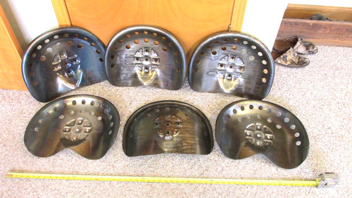 Six steel tractor - seats, metal