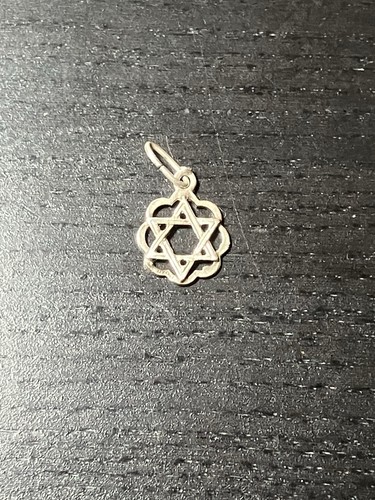 Vintage silver metal star - silver, of