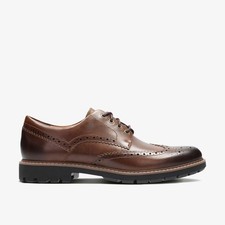Clarks Mens Batcombe Wing Dark