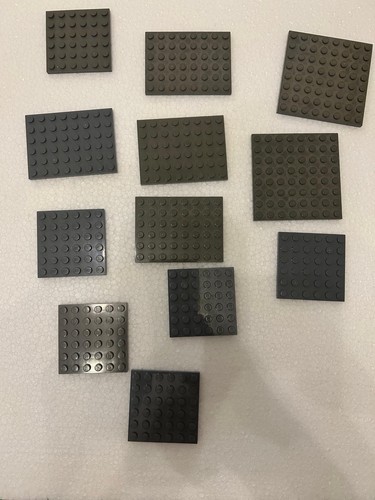 Lego dark grey - 12,