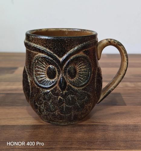 Studio pottery owl - studio, vintage