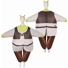 Shrek Adults Inflatable Cosplay Costume Suit Carnival Men Women Fancy Dress