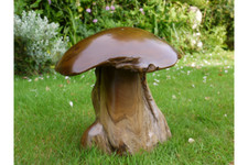 Wooden Garden Mushroom